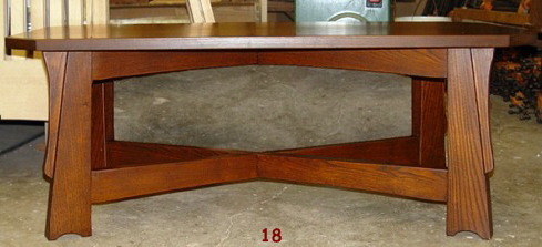 Clip Corner Rectangular Coffee Table2