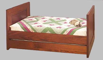 Mahogany Trundle Bed