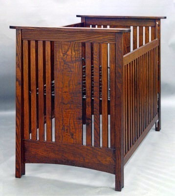 MACKINTOSH CRIB,BABY,YOUTH,ARTS & CRAFTS,MISSION,ASH