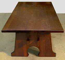 Keyhole Trestle Table