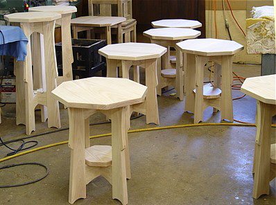 WHITE WOOD TABLES